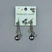 Studio Ghibli Soot Sprite Glitter Candy Dangle Drop Earrings NEW