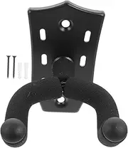 DRESSOOS Guitar Hanger for Wall Mounting Sturdy Hook for Ukulele Violin and Bass Easy Installation with Screw Kit for Displaying String Instruments Matte Finish