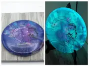 MVP Eclipse Glow Streamline Parachute Putter Custom Dyed Golf Disc 152g