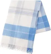 Macintosh Philosophy 48077 Moonbat, Washable, 100% Wool, 2-Way Poncho, Stole, Checked