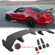 55" PRO Style Rear Trunk Spoiler Wing For Ford Mustang Shelby GT500 Carbon Fiber (for: Ford)