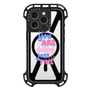 iPhone 16 Pro Ultra Bounce Case MagSafe Compatible Doing Just Fine Phone Case by GMF Designs