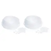 1 Set Silicone Tube Sleeve End Cap LED Strip Cover Clear Fit for 8mm Wide Strip