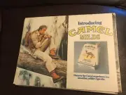 Original Vintage 1980s CAMEL Milds Lights Cigarette Tobacco Print Ad