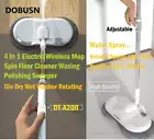 NewCordless Electric Floor Mop Cleaner Wax Polisher Tile Dry Wet Washer Rotating