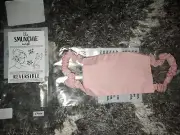 Justice reusable scrunchie Face MAsk pink new