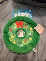 NWT- BARK Deck the Howls- Fetch It- Christmas Wreath Toss Toy- All Dog Sizes