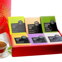 在飛比找PChome24h購物優惠-咖啡葉茶大禮盒(6盒隨機不同口味)