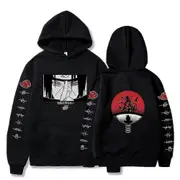 Unbrand Uchiha Itachi Hoodie Men Womens Couples Hoodies Naruto Anime Sweatshirt Cosplay Hooded Tops L