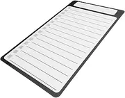 DINHEAROM Magnetic Fridge Notepad Convenient Memo Pad with Grocery List Design Pet Material for Organizing Messages Refrigerators and Surfaces Present