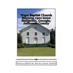 WAYS BAPTIST CHURCH MINUTES 1901-2000