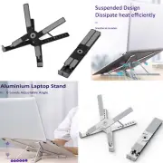 Adjustable Stand Folding Bracket Anti-slip Silicone Pad Base for Notebook Laptop