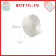 Double Sided Tape Heavy Duty - 3/4" 10' Acrylic Clear Strong Adhesive Removable