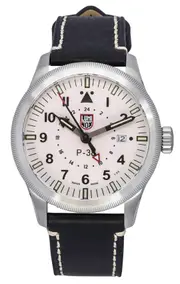 Luminox Air Pilot P-38 Lightning GMT White Dial Swiss Quartz XA.9527 Mens Watch