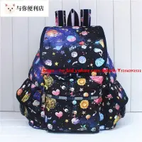 在飛比找Yahoo!奇摩拍賣優惠-Lesportsac 來自星球雙肩降落傘防水布後背包 783