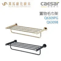 在飛比找蝦皮商城優惠-CAESAR 凱撒衛浴 置物毛巾架 Q6309PG Q630