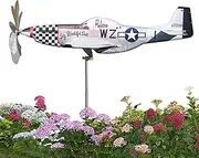 Airplane Wind Spinner – Decorative Plane Wiind Spinner with Eye-Catching Beautification | Aircraft Wind Sculpture | Eye-Catching Garden Decoration Windmill