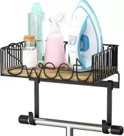 Ironing Board Hanger Wall Mount, Laundry Room Iron and Ironing Board Holder