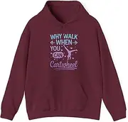 [Sumairah] Tie-dye Why Walk When You Cartwheel Quote Gymnastics Cheerleader Gymnast Girl Hoodie