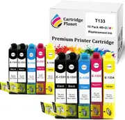 10 Pack (4BK,2C,2M,2Y) Compatible Ink for Epson 133 T1331 T1332 T1333 T1334 for Epson N11 NX125 NX130 NX230 NX420 NX430 320 325 435