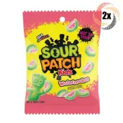 2x Bags Sour Patch Kids Watermelon Flavor Soft & Chewy Gummy Candy | 3.6oz