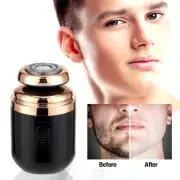 Mini Washable Electric Razor, Type-C Charging Travel Shaver with Nose Hair Trimm