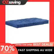 Pallet sofa cushion outdoor light blue 120x80x10 cm soft comfortable 8688