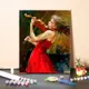 數字油畫diy手工填充拉小提琴的女人手工手繪減壓畫畫塗色油彩畫 (4.6折)