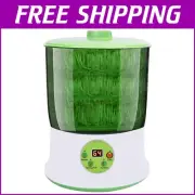 Intelligent 3-Layer Seed Sprouter with 360-Degree Watering for Indoor Gardening