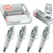 4pcs Sears 586311 NGK V-Power Spark Plugs 15 HP Kit Set Engine ph