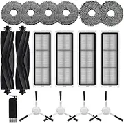 JoyBros Accessories for Dreame L10s Pro Ultra, L10 Prime L10s Pro Gen 2 L10s Plus Wiping Pads X6 ; Filters X4 ; Main Brushes X2 ;Side Brushes X4 Spare Parts