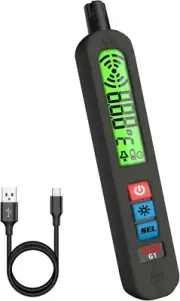 BSIDE Gas Leak Detector Rechargeable Natural Gas Tester with Vibrate & Audible a