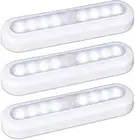 3 Pack 18cm Motion Sensor Lights Indoor Cordless LED Battery Powered for Closet-