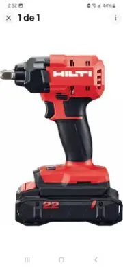 Hilti Impact Wrench SIW 4AT-22 1/2" NURON SET , INCLUYE BATTERY B 22-55