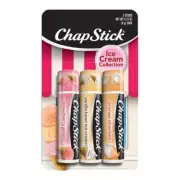 Chap Stick Ice Cream Collection Lip Ointment Orange Sherbert Vanilla Bean