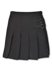 French Toast Big Girls' Plus Two Tab Pleated Skort