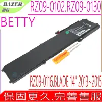 在飛比找Yahoo!奇摩拍賣優惠-Razer BETTY 電池 (原裝) 雷蛇 Blade 1