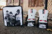 Brand new RARE BURTON Mine77 RUN DMC CARTEL X EST Snowboard bindings L Jake