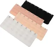 [COMPUKAS] 4Pcs Hook Extenders Kit Elastic Extension Straps for Comfortable Fit Durable Light Skin Tone and Dark Skin Tone