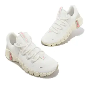 Nike 訓練鞋 Wmns Free Metcon 5 白 奶油白 粉紅 健身重訓 女鞋【ACS】 DV3950-100