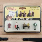 Woodland Scenics HO Senior Citizens A1922 Train Figures HO Scale 724771019220