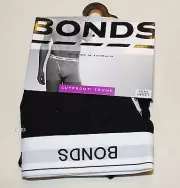 Bonds Mens MZVJS Black White Coloured GuyFront Trunk Brief Size M New