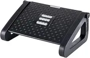 Adjustable Height Foot Rest for Under Desk at Work, Ergonomic Foot Stool with Roller Massage for Pressure Relief and Posture Support, Portable and Comfortable Leg Rest Under Desk for Office Home