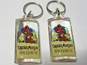 20 BRAND NEW CAPTAIN MORGAN ORIGINAL SPICED RUM ADVERTISING KEYCHAINS ~ L@@K ~