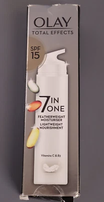 Olay Total Effects Anti-ageing 7in1 Featherweight Moisturiser Spf15, 50 Ml