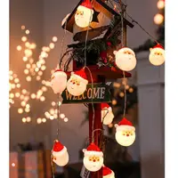 在飛比找ETMall東森購物網優惠-圣誕節led燈電池盒串燈飾戶外防水雪花裝飾五角星老人圓球圣誕