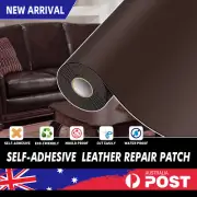 MODIGT Synthetic Leather Fabric Auto Seat Home Furniture Repair Patch Brown