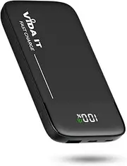 Vida IT Long Lasting Power Bank for Heated Jacket Vest Clothing with Digital Display 10000mAh Super Fast Battery Pack Phone Charger for iPhone 11 12 13 Pro Max Samsung Galaxy S22 S21 Ultra PD QC 22.5W