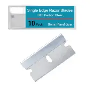 Single Edge Razor Blade 10 Pack - Straight Edge Razor - Ten Sharp Flat Blades...