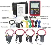 Energy Quality Meter Power Quality Loggers with Current Range 10A to 6000A